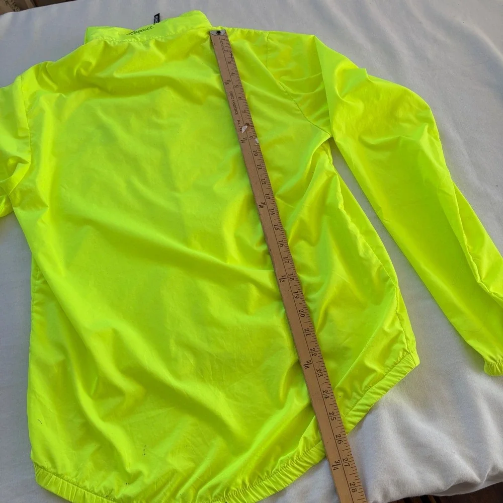 Pearl Izumi Zephrr‎ Cycling Jacket Neon Yellow High Vis Windbreaker Mens Small